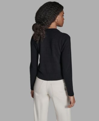 Women's Embellished Button-Front Cardigan