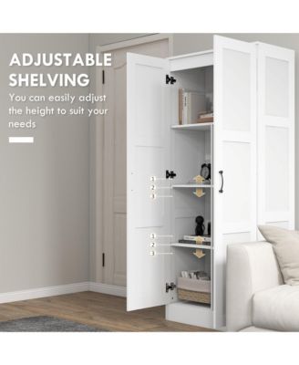 Storage Cabinet w/ Storage Shelves, Pantry Cabinet