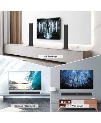 Wireless Wired Auto Volume Boost 2 in 1 Separable Bluetooth Soundbar