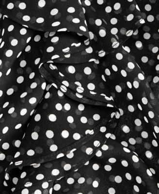 Women's Ruffle-Trim V-Neck Blouse, Macy's Exclusive