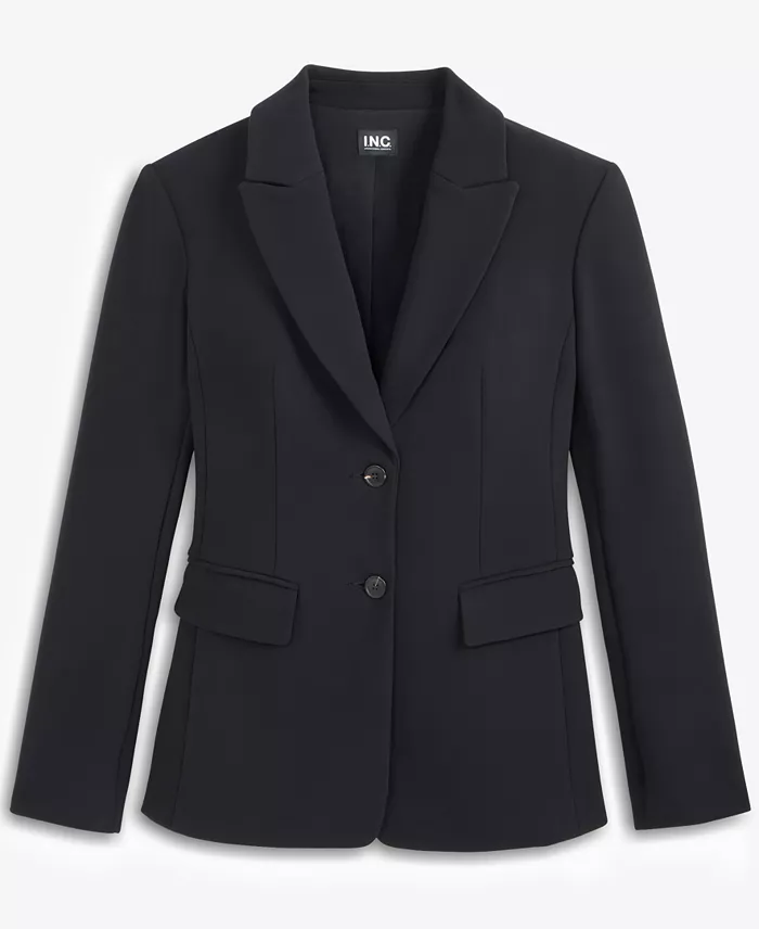 Women's Nipped-Waist Two-Button Blazer - thumbnail 6