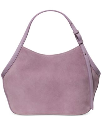 Deco Tulip Small Suede Tote Bag