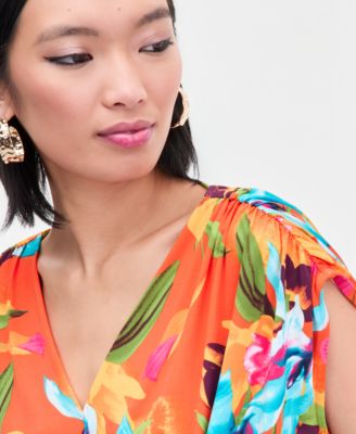 Women's Surplice V-Neck Top, Exclusively at Macy's