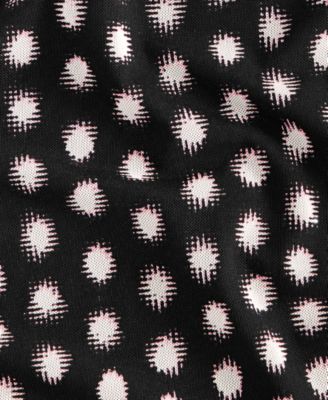 Women's Printed Mesh Top