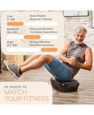 Lifepro HexaPlate Lite Vibration Plate Exercise Machine – Full Body Vibrating Platform for Lymphatic Drainage, Recovery & Muscle Toning