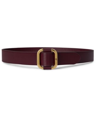 Lauren Ralph Lauren - Women's Slide Buckle Leather Belt