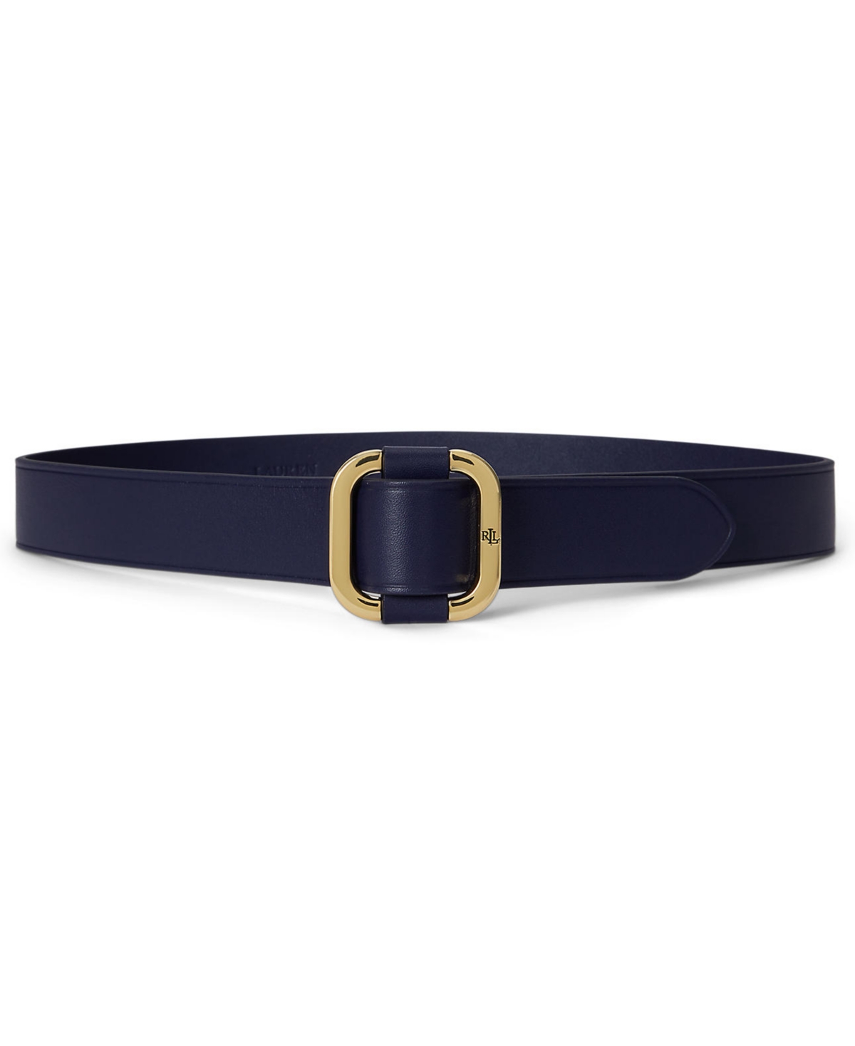 Ralph Lauren Women's Slide Buckle Leather Belt In Blue