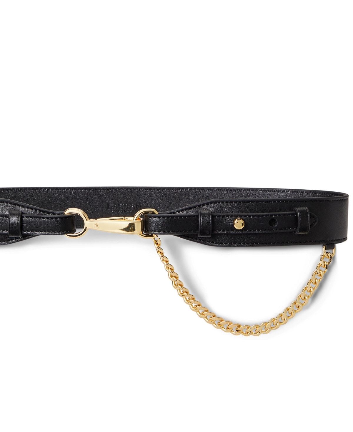 Lauren Ralph Women's Dog-Clip Belt