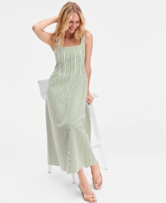 Women's Bryn Sleeveless Striped Dress, Macy's Exclusive