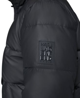 Men's Sherpa Lined Stand Collar Puffer Jacket