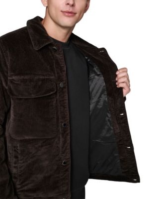 Men's Corduroy Collared Shirt Jacket