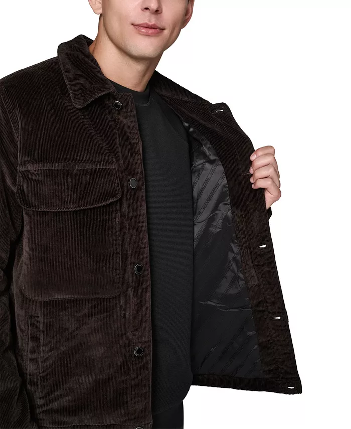 Men's Corduroy Collared Shirt Jacket - thumbnail 3
