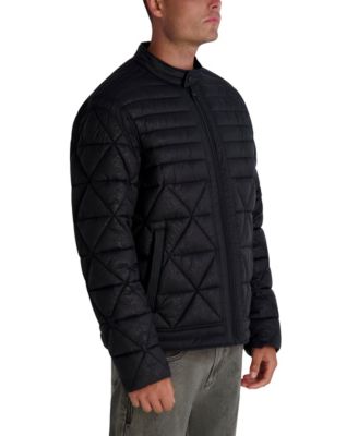 Men's Graffiti Karl Quilted Jacket