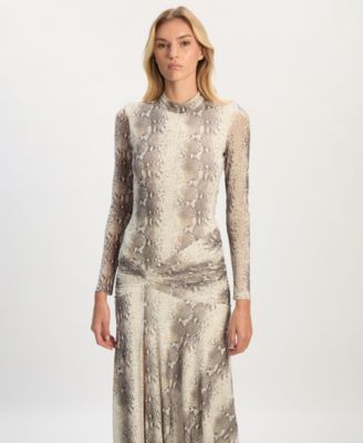 Women's Lea Printed Mesh Dress