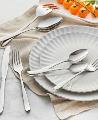 Milena 18/10 Stainless Steel 62 Pc. Flatware Set, Service for 12, Exclusively at Macy's