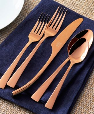 Bellasera Rose Gold 18/10 Stainless Steel 20 Pc. Flatware Set, Service for 4