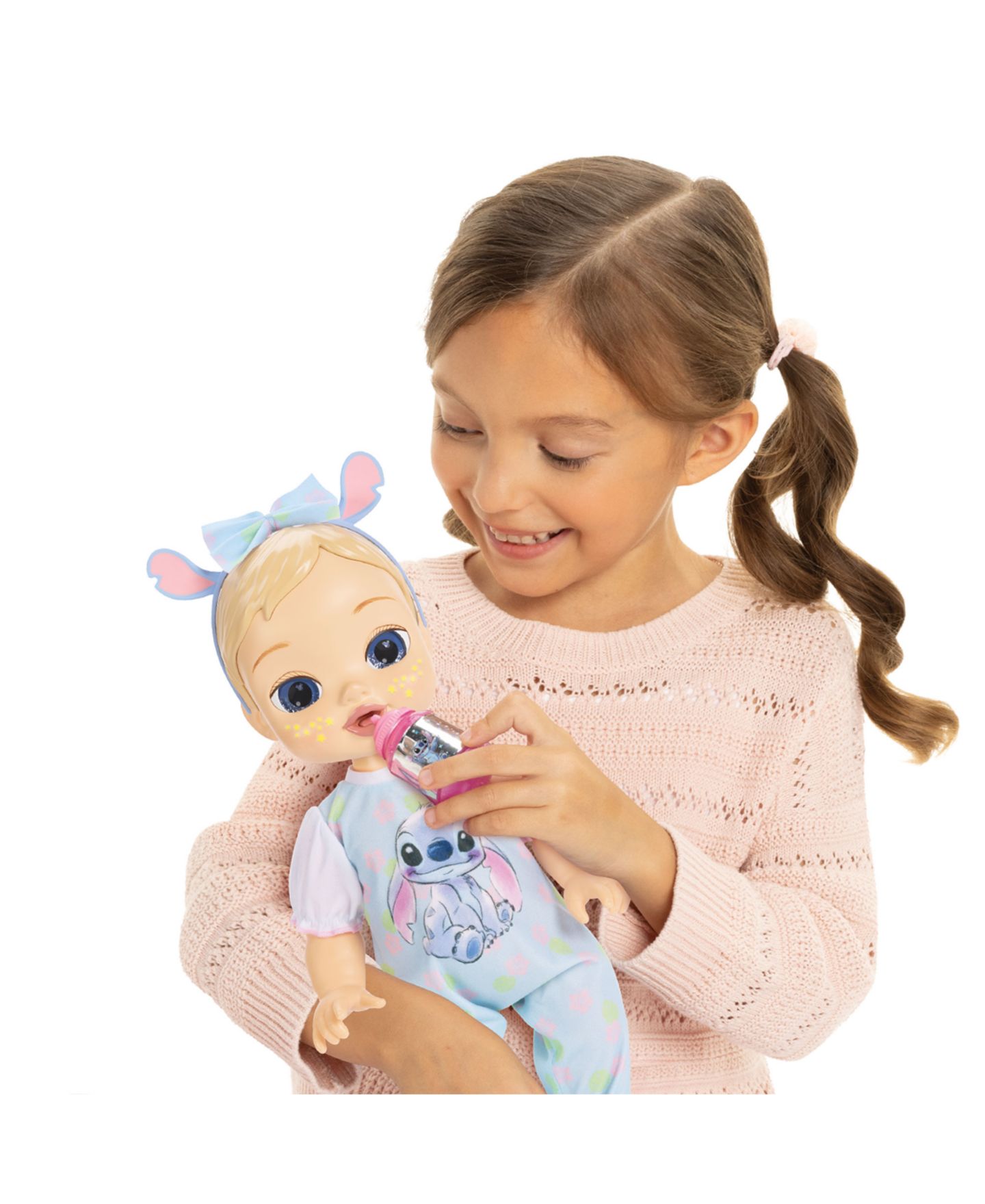 Детская кукла Disney Darlings Stitch Deluxe Blonde Hair, Blue Eyes Feature Doll — фото 7