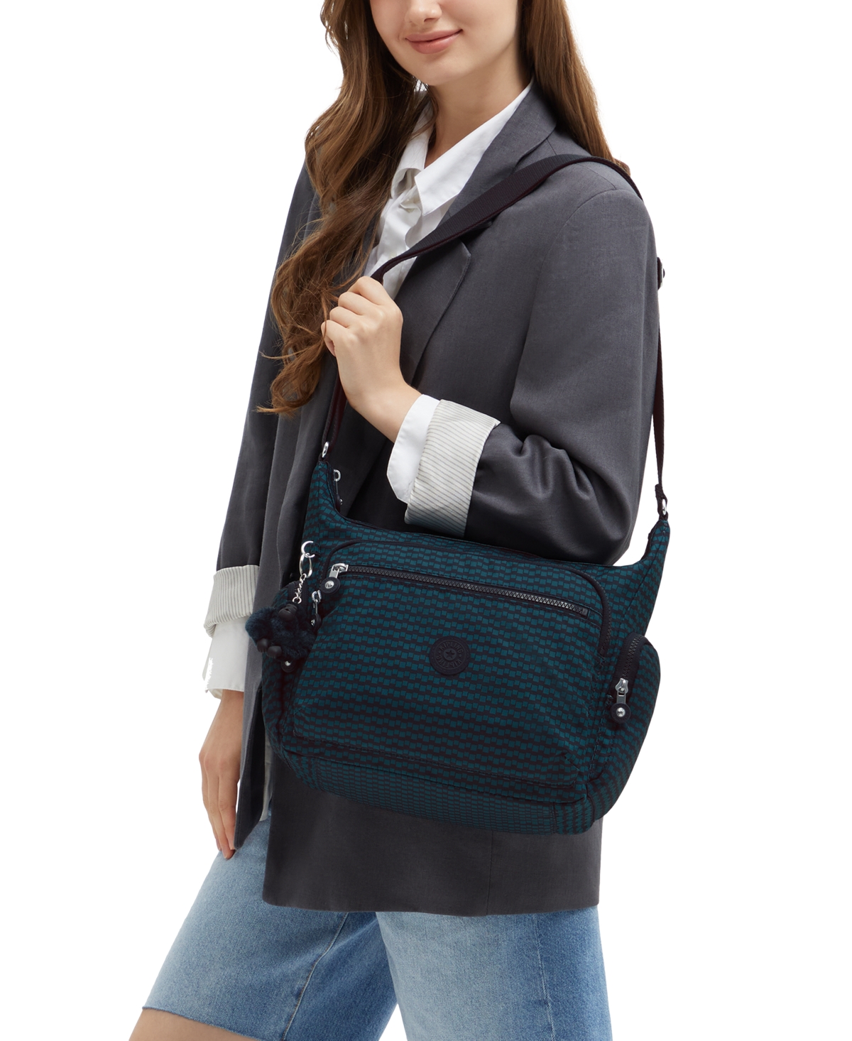 Kipling Gabbie Prt In Blue