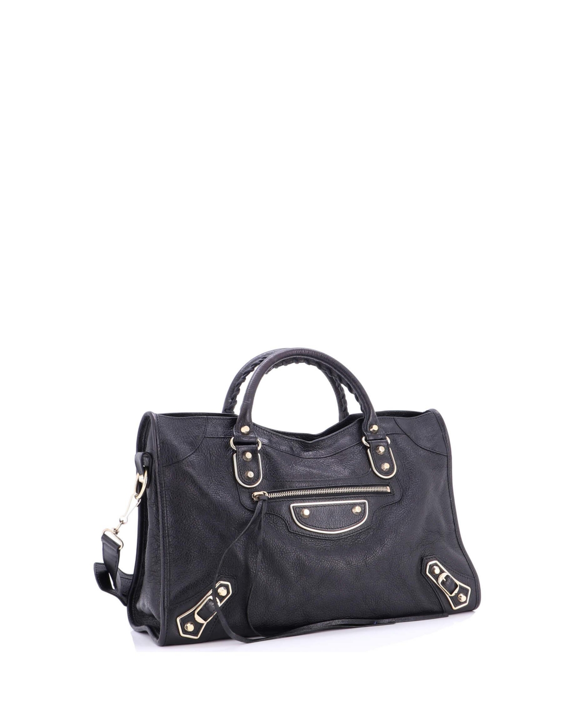 Pre-Owned Balenciaga Medium City Classic Metallic Edge Bag Leather