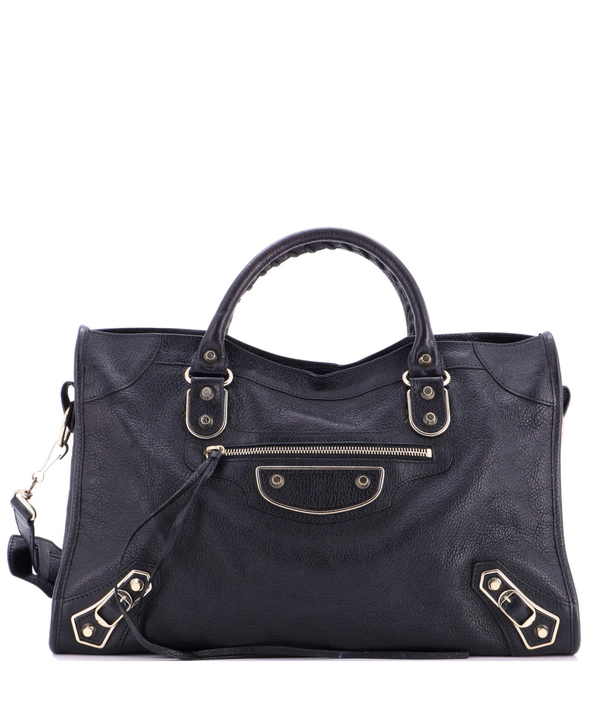 Pre-Owned Balenciaga Medium City Classic Metallic Edge Bag Leather