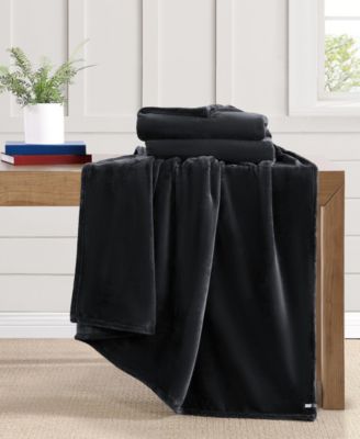 Solid Plush Blanket, King