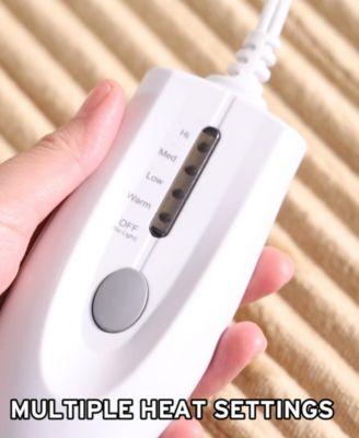 Mountain Valley Ribbed Plush Heated Blanket, King