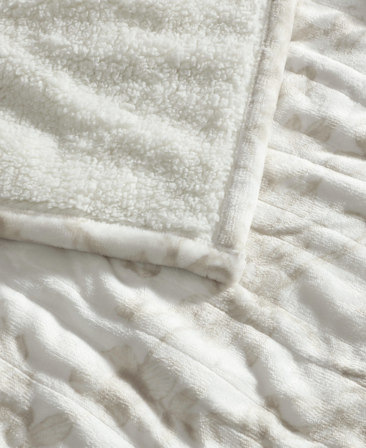 Laura Ashley Wistful Blooms Printed Plush Heated Blanket