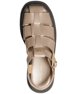 Michael Kors Women's Indy Fisherman Round Toe Sandals