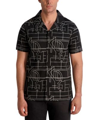 Men's Camp Collar Woven Shirt