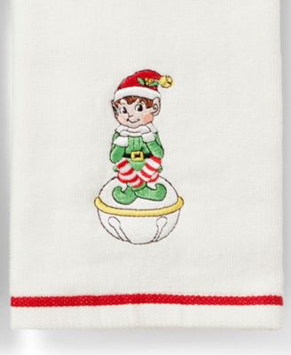 Holiday Elf, Santa and Penguin Kitchen Towels, Set of 3