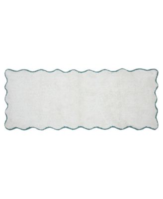 Scallop Cotton Bath Runner, 24" x 60"