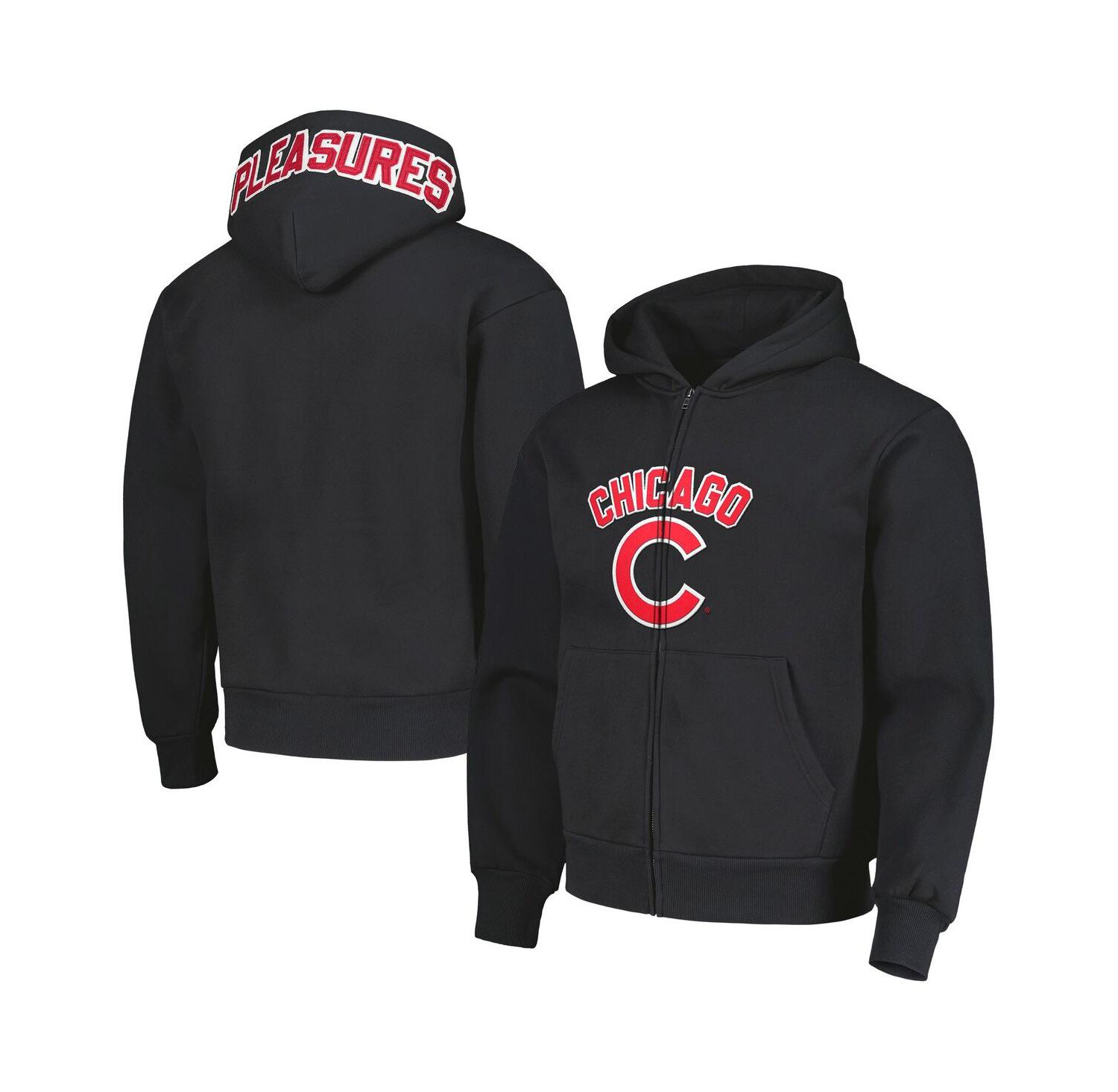 Men's Black Chicago Cubs Opening Day Full-Zip Hoodie