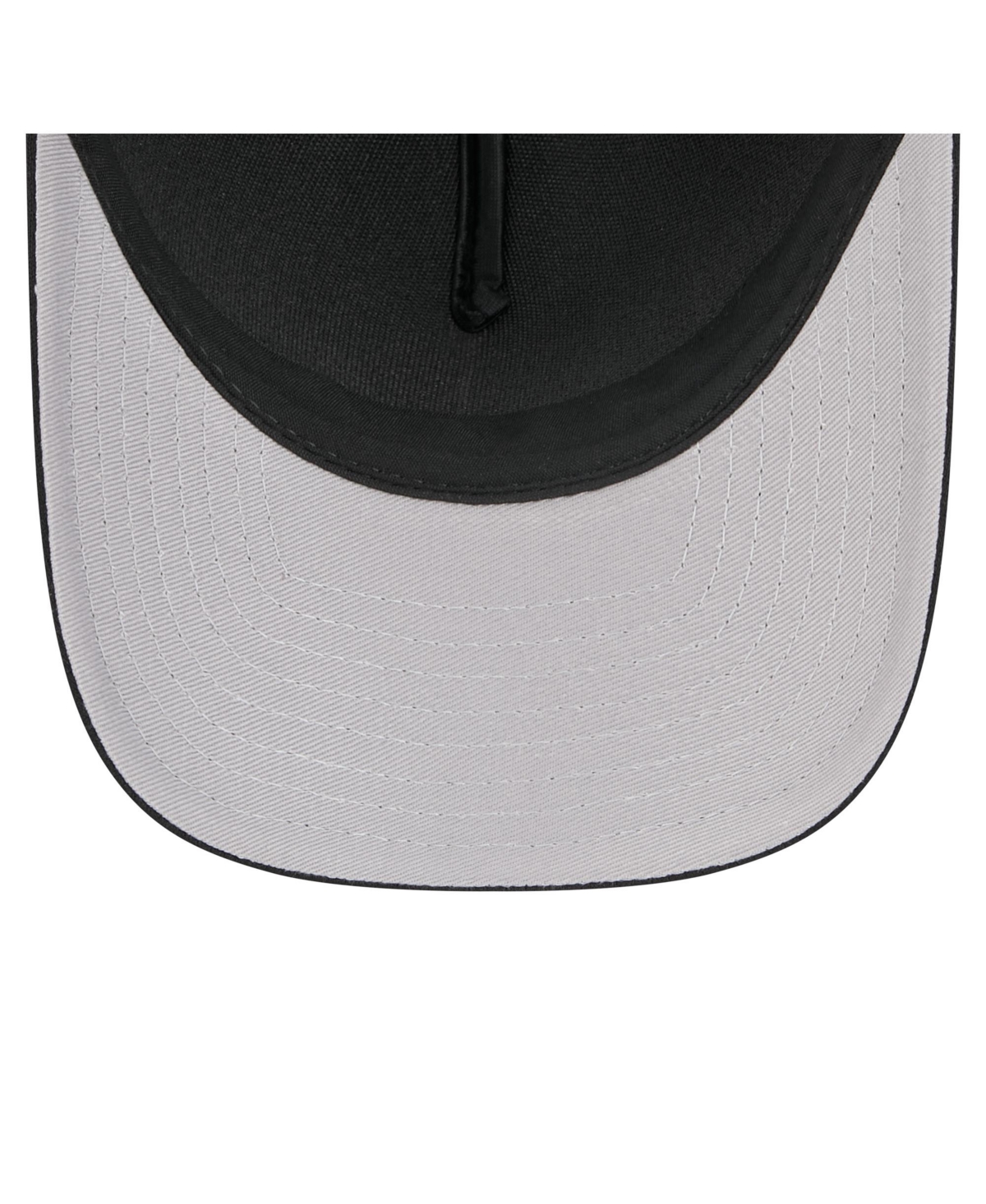 New Era Men's Black Las Vegas Raiders Gas Station 9FORTY A-Frame M-Crown Adjustable Trucker Hat