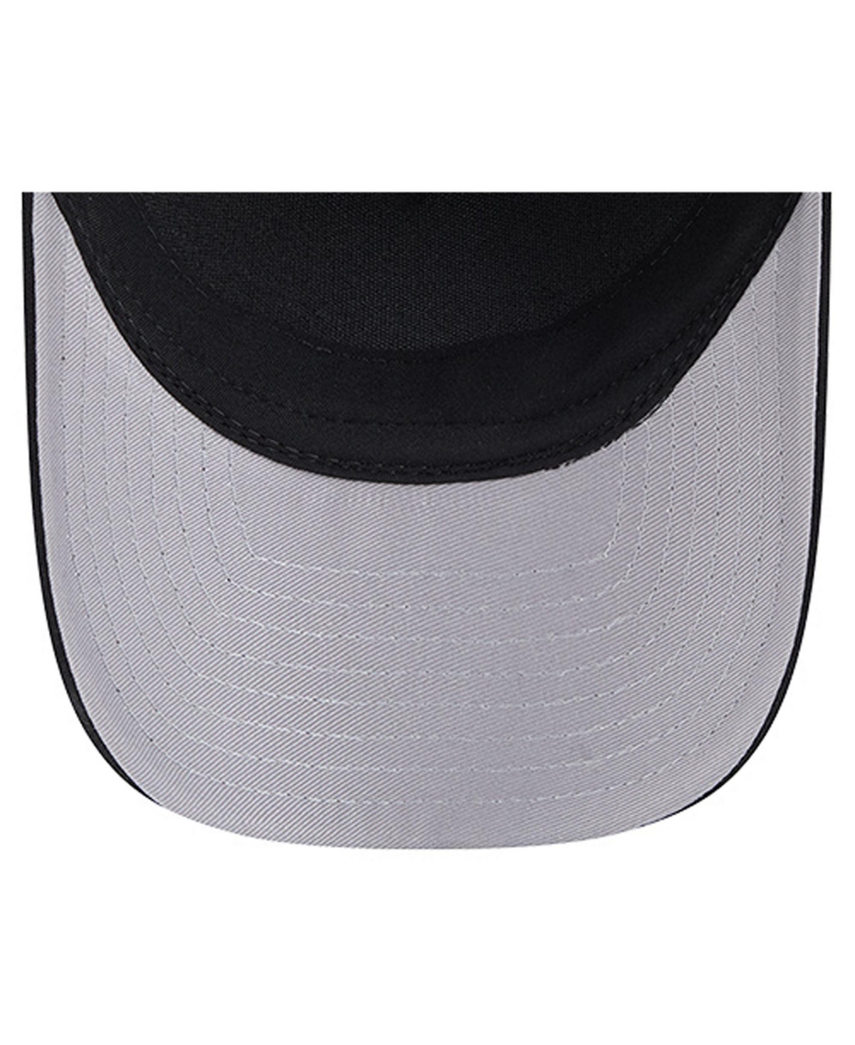 New Era Men's Black New Orleans Saints Gas Station 9FORTY A-Frame M-Crown Adjustable Trucker Hat