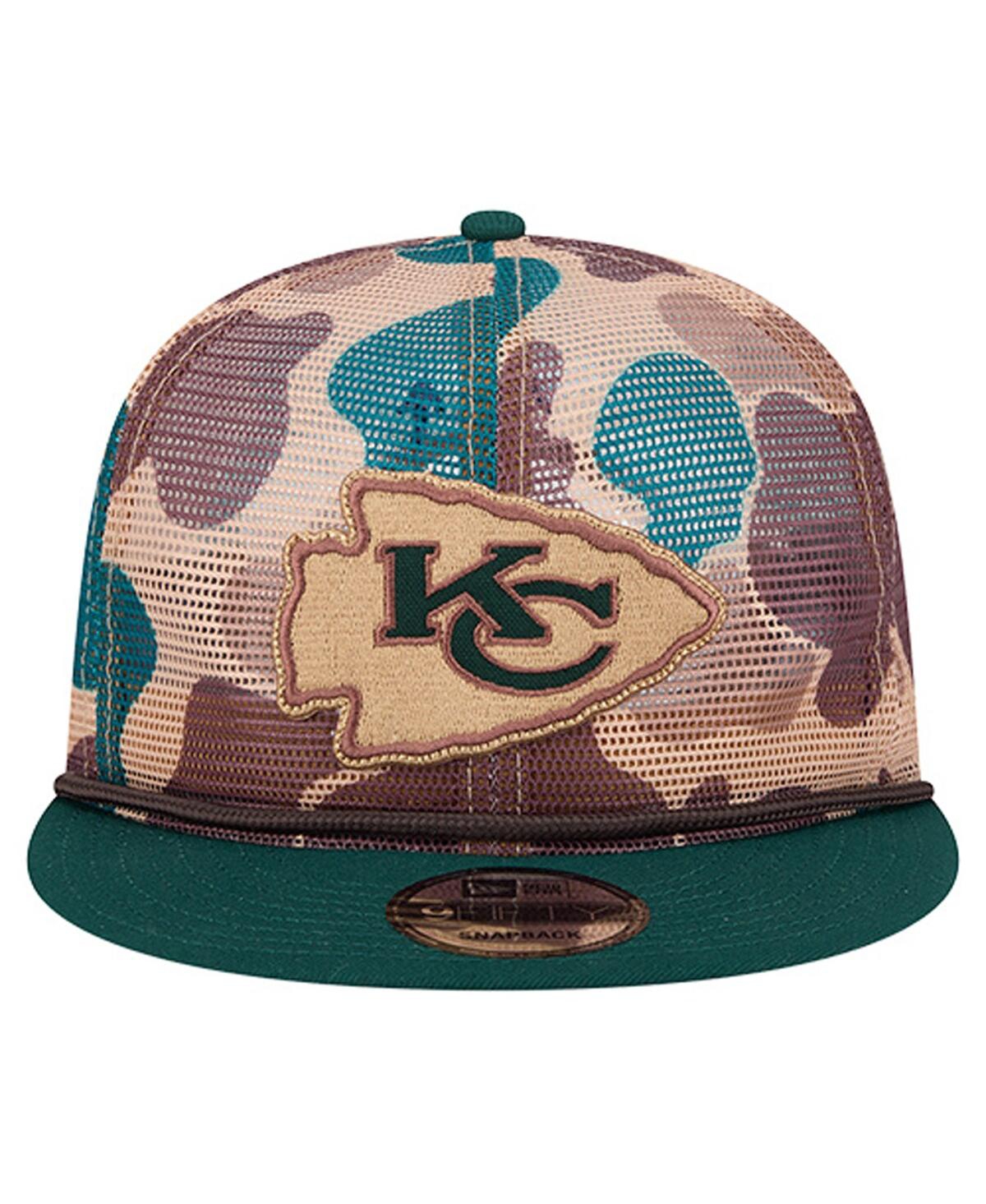 New Era Men's Camo Kansas City Chiefs Duck Camo 9FIFTY Snapback Hat
