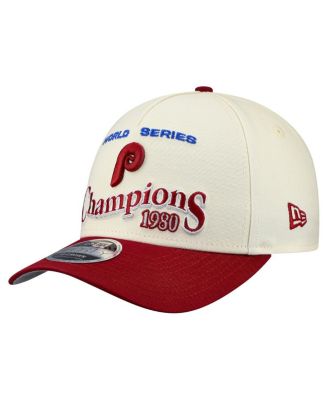 Men's Cream/Red Philadelphia Phillies World Series 9FORTY M-Crown A-Frame Adjustable Hat