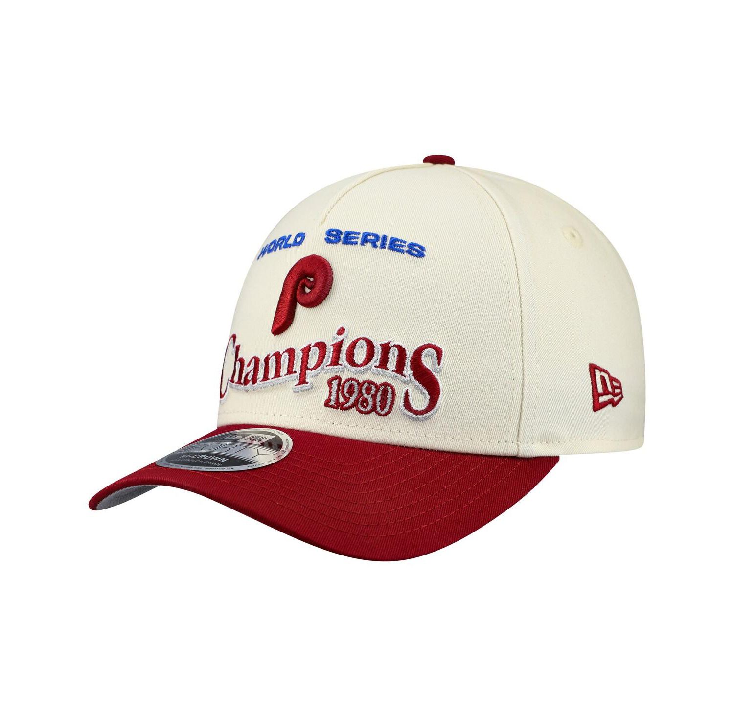 Men's Cream/Red Philadelphia Phillies World Series 9FORTY M-Crown A-Frame Adjustable Hat