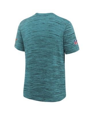 Big Boys and Girls Turbo Green Miami Dolphins 2025 Rivalries Collection Sideline Velocity Dri-FIT T-Shirt