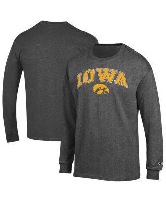 Champion - Men's&nbsp;Charcoal Iowa Hawkeyes Arched Logo T-Shirt