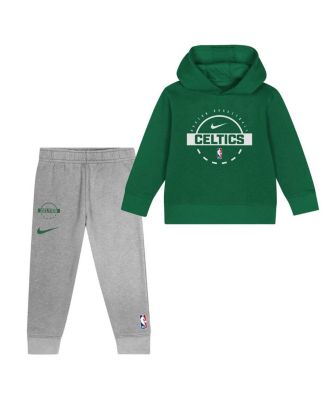 Nike - Toddler 2-Piece Kelly Green Boston Celtics Team Logo Club Fleece Hoodie and Sweatpants Set