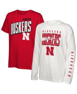 Outerstuff - Big Boys and Girls Nebraska Huskers In The Mix T-Shirt Combo Set