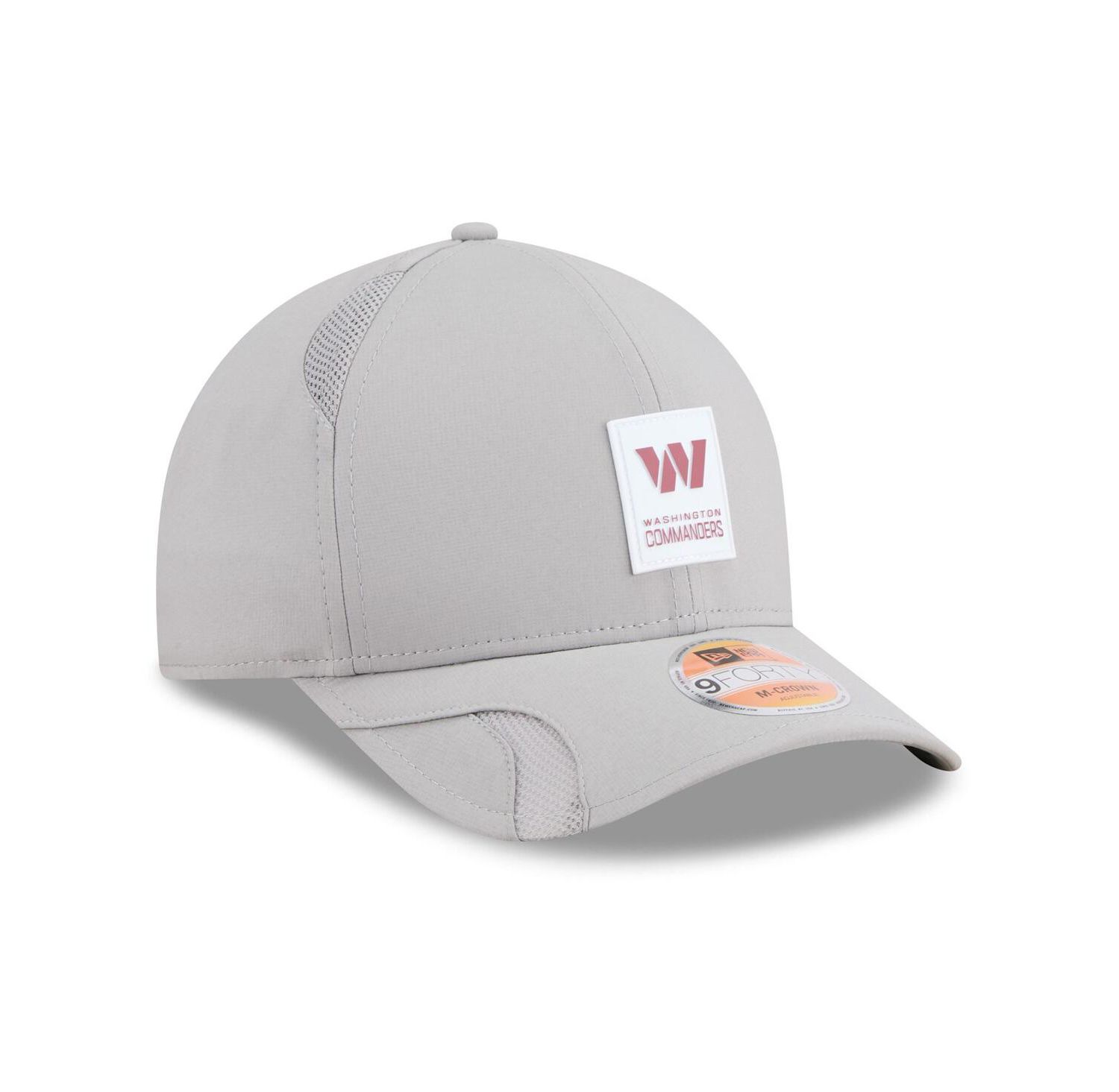 Men's Gray Washington Commanders 2025 Sideline M-Crown 9FORTY Adjustable Hat