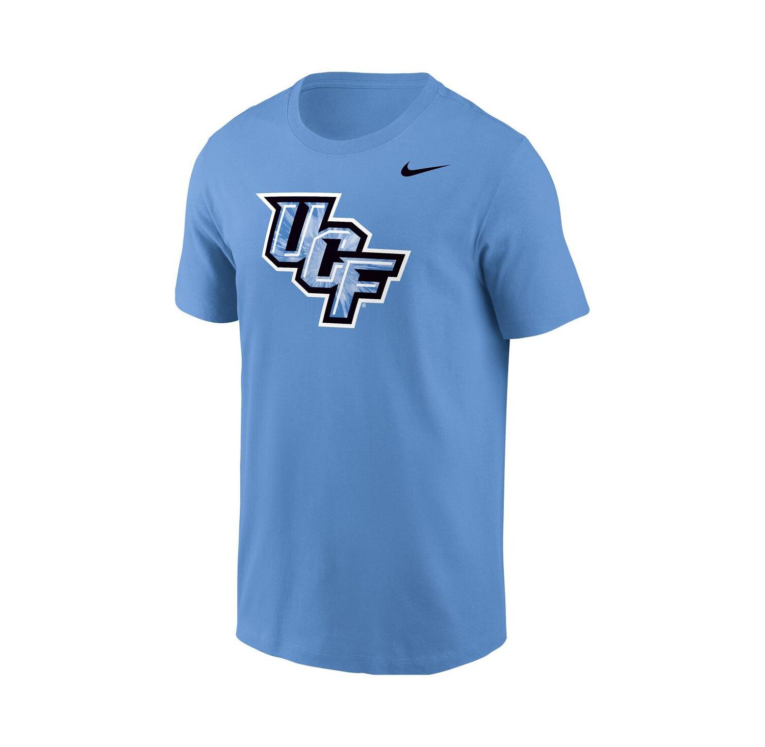 Men's Light Blue UCF Knights 2025 Space Game Pattern Core T-Shirt