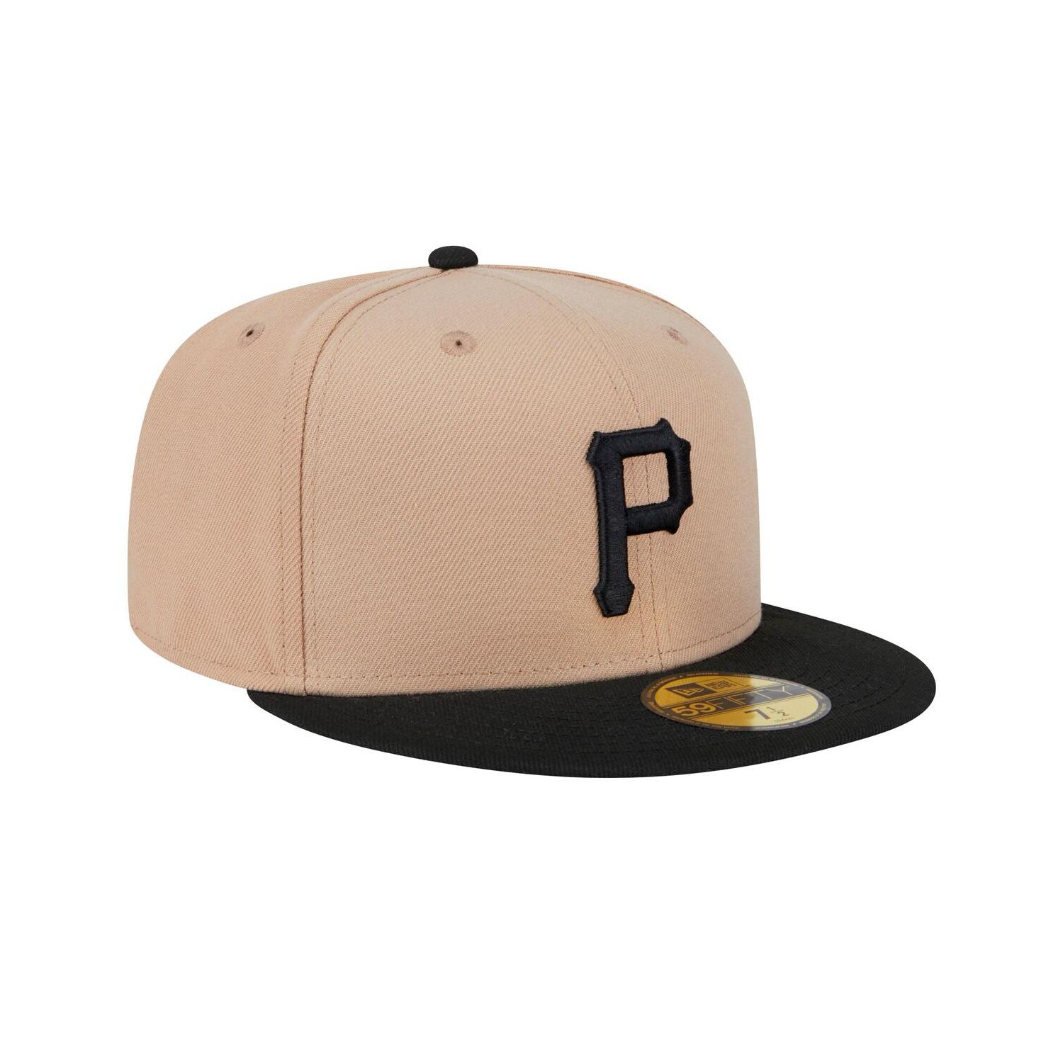 Men's Khaki Pittsburgh Pirates 59FIFTY Fitted Hat
