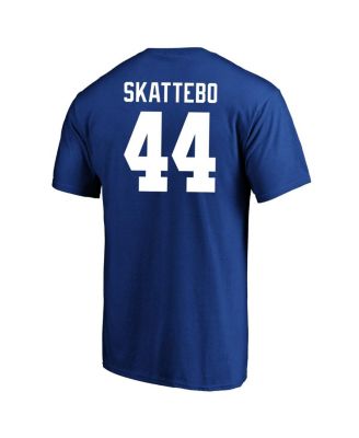 Men's Cam Skattebo Royal New York Giants Big Tall Name Number T-Shirt