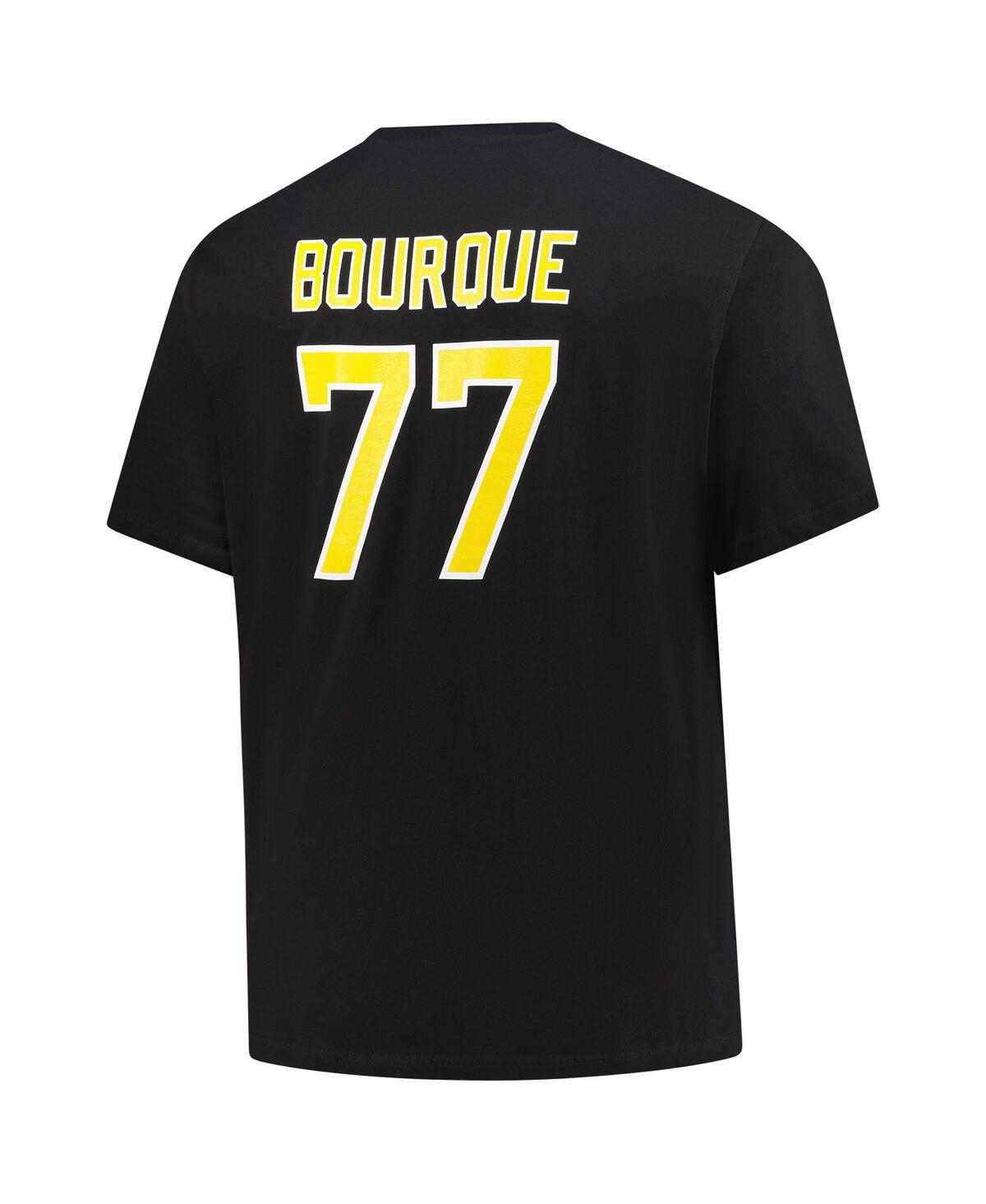 Mitchell & Ness Men's Ray Bourque Black Boston Bruins Big Tall Name Number T-shirt In Black