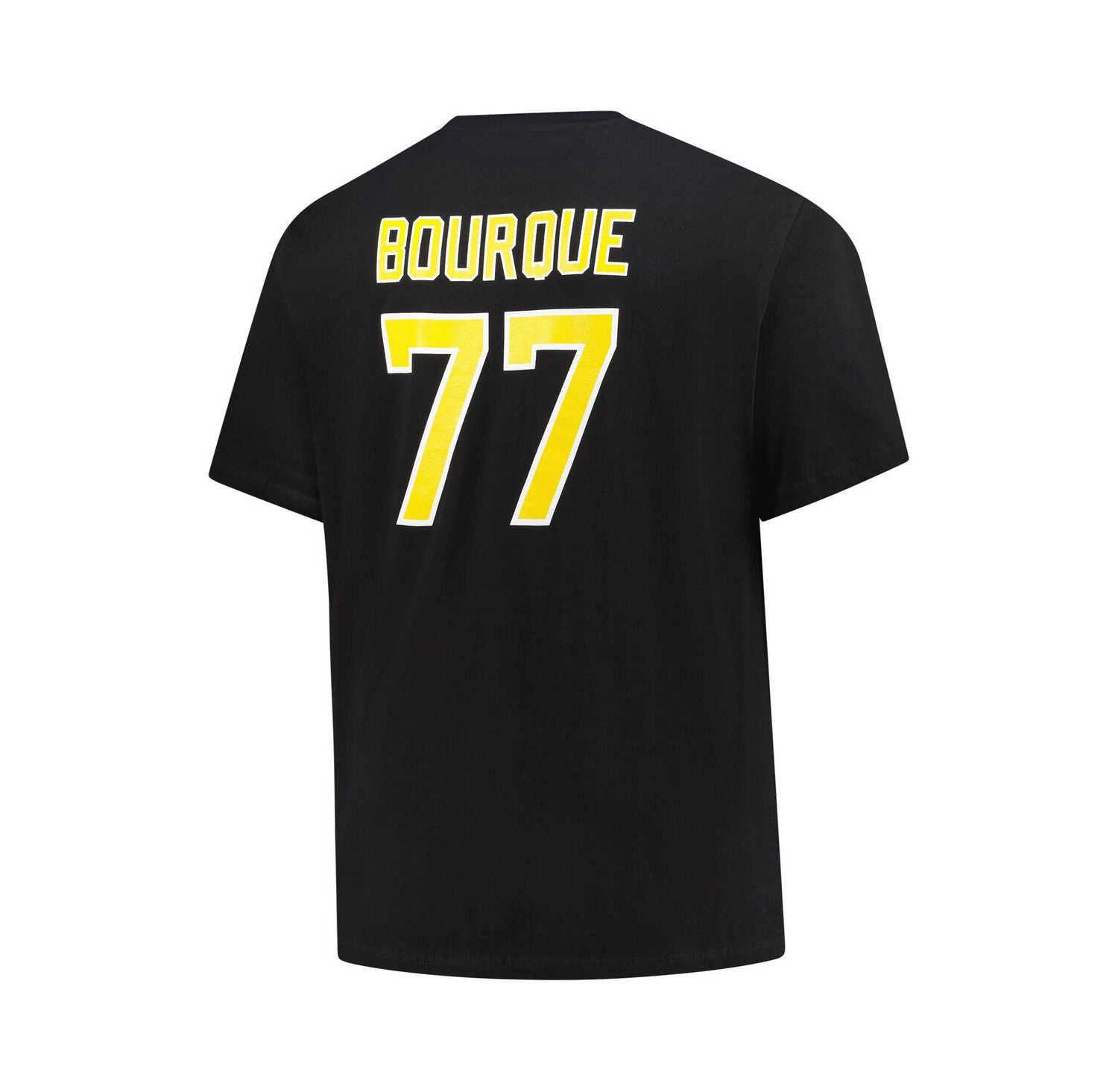 Men's Ray Bourque Black Boston Bruins Big & Tall Name & Number T-Shirt