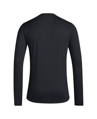 Men's Black Atlanta United FC 2024 Jersey Hook AEROREADY Long Sleeve T-Shirt
