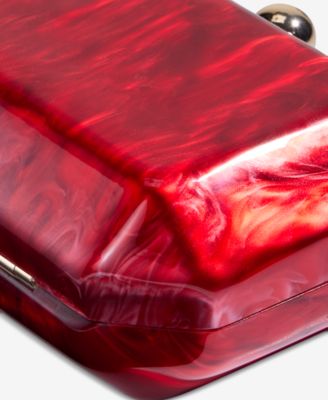 Acrylic Swirl Minaudiere Clutch, Macy's Exclusive