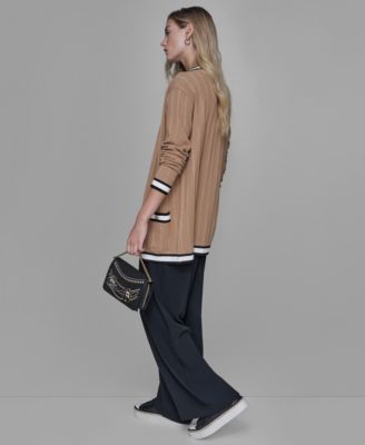 Petite V-Neck Cardigan Sweater